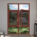 Cửa đi mở xếp gấp nhôm Xingfa